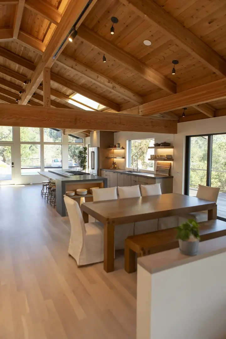White Oak residence exterior — Sonoma County fine home building